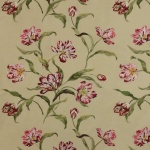 Colefax and Fowler - Delft Tulips Silk Fabric